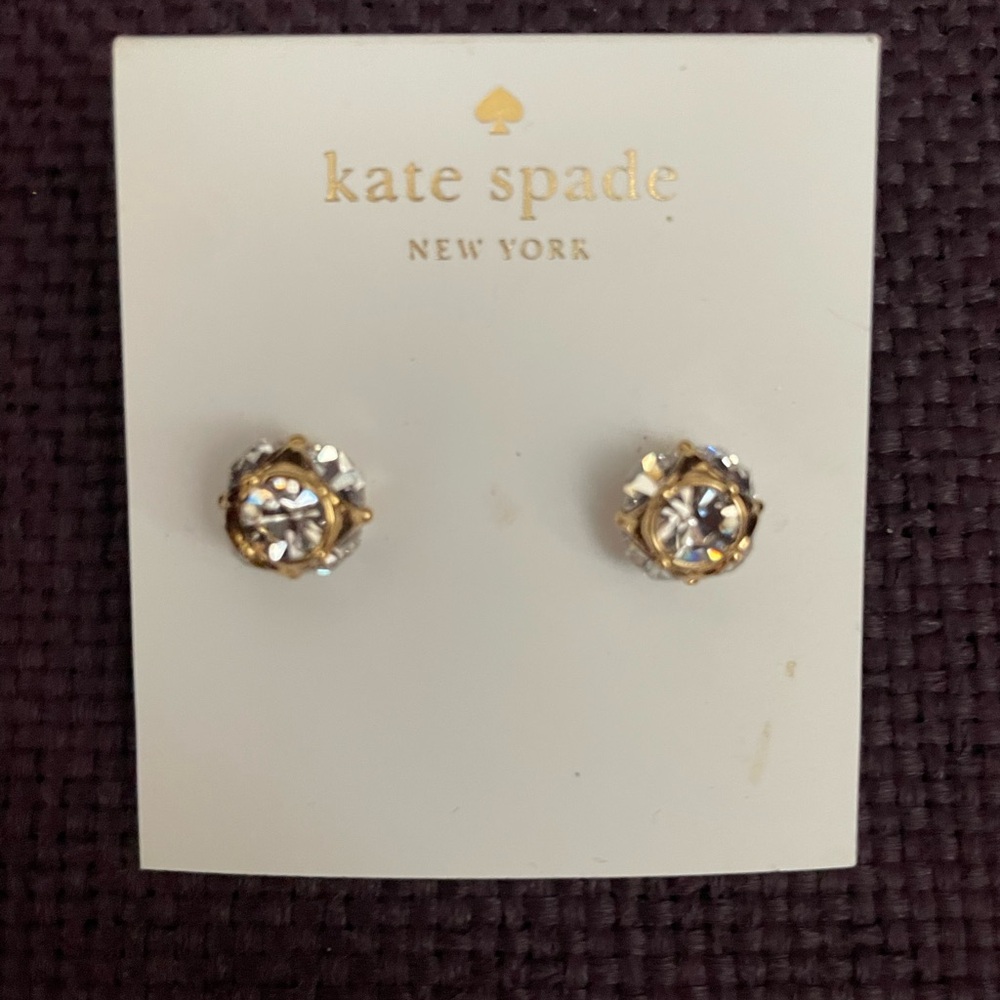 Kate Spade Gold and Silver Stud Earrings- NEW